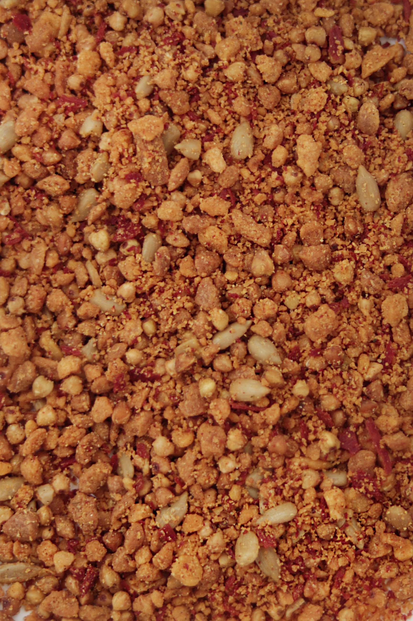 Crumble s rajčicom i crvenim curryjem